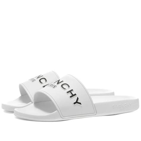 givenchy slides mules|givenchy slides white and black.